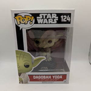 STAR WARS - Dagobah Yoda no. 124 Funko Pop Vinyl Figure FRENLY BRICKS - Open 7 Days