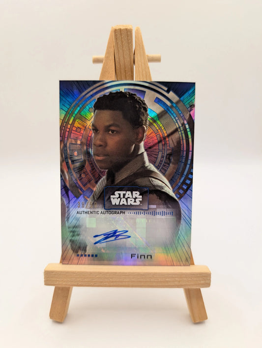 2022 Topps Star Wars Signature Series John Boyega Blue Auto /50 FRENLY BRICKS - Open 7 Days
