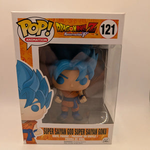 Super Saiyan God Super Saiyan Goku 121 DBZ Funko Pop Vinyl FRENLY BRICKS - Open 7 Days