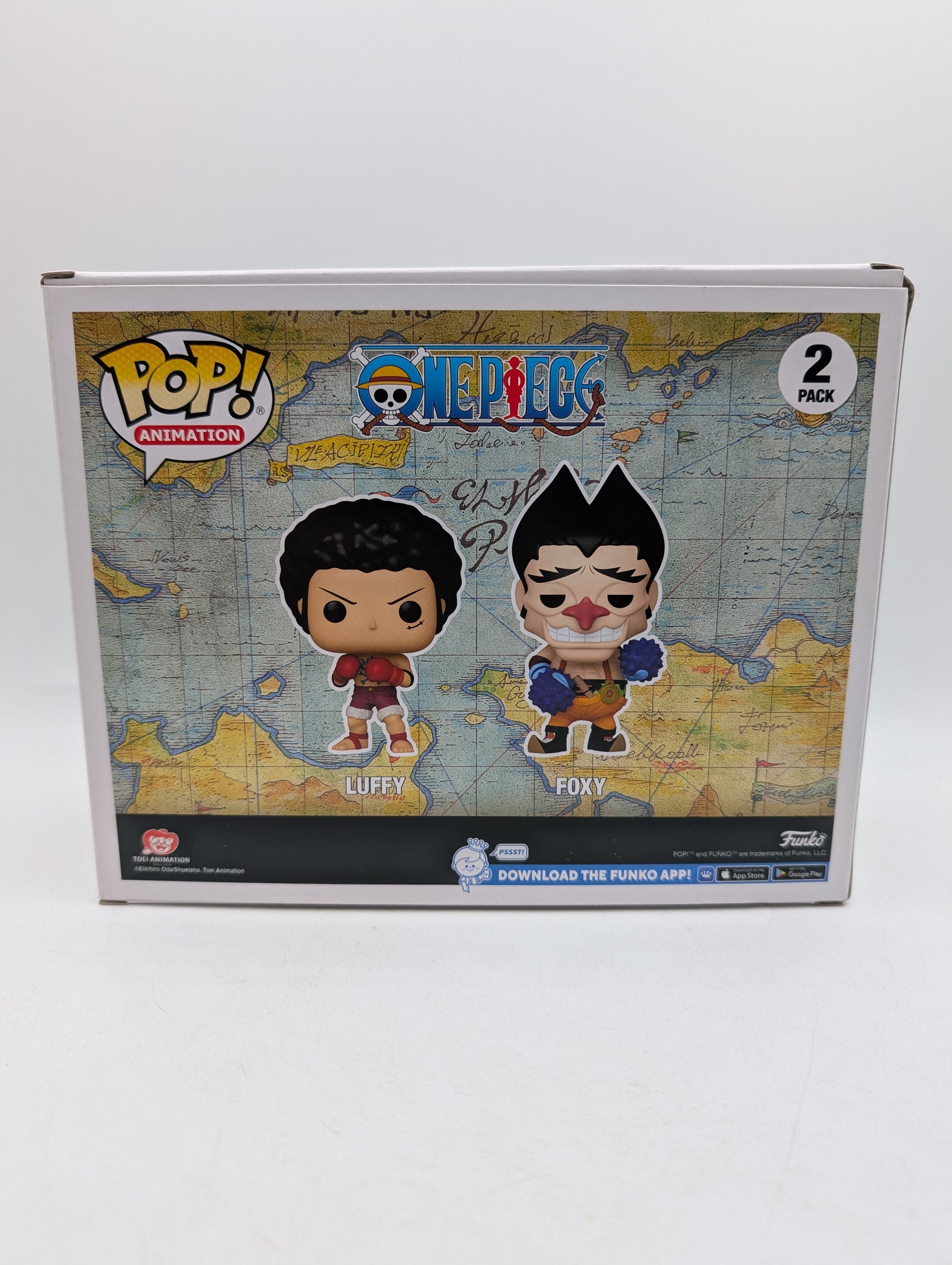 Funko POP! Anime One Piece Luffy & Foxy Figure 2-Pack image 5