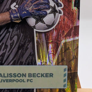 2024-25 Topps Chrome UEFA Final Destination Alisson Becker Hongbao Red 1/8 ≈1/1 FRENLY BRICKS - Open 7 Days