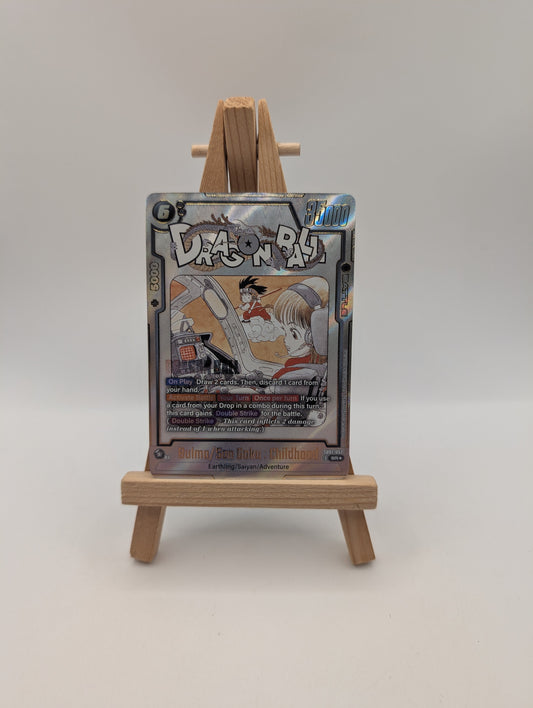 Bulma/Son Goku : Childhood SB01-057	Gold Alternate Art Dragon Ball Manga Booster FRENLY BRICKS - Open 7 Days