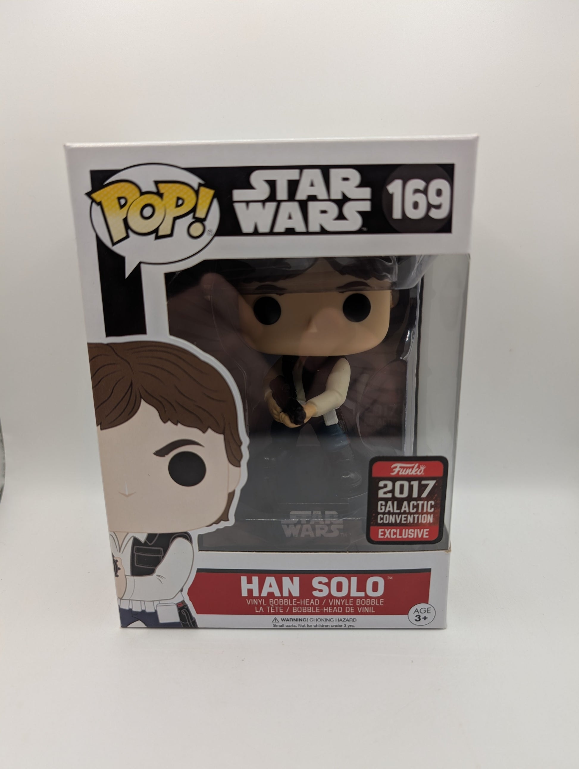 Funko Star Wars Han Solo Pop Vinyl Figure Galactic Convention Exclusive #169 FRENLY BRICKS - Open 7 Days