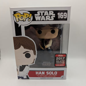 Funko Star Wars Han Solo Pop Vinyl Figure Galactic Convention Exclusive #169 FRENLY BRICKS - Open 7 Days