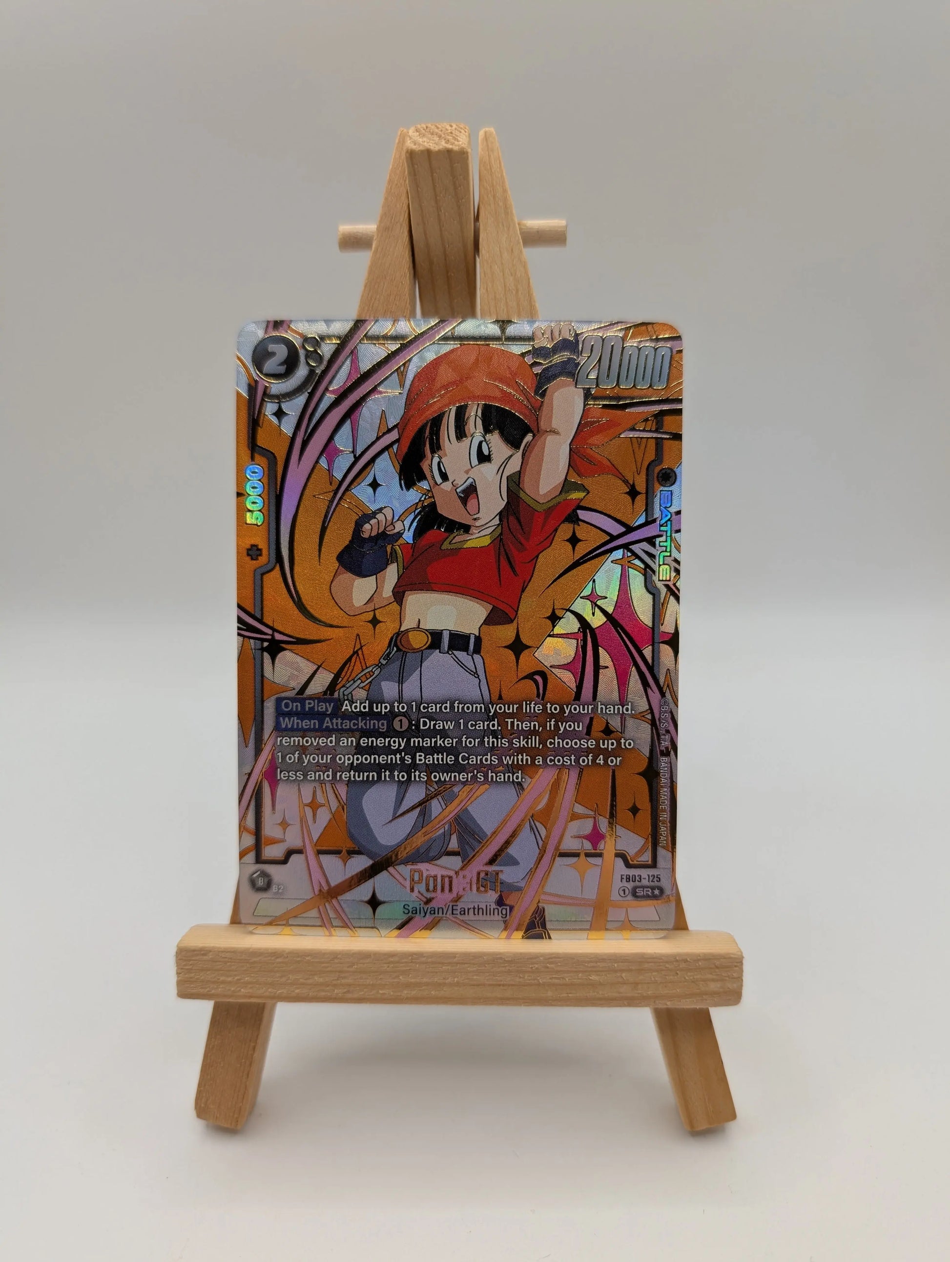 DRAGON BALL SUPER FUSION WORLD Pan GT FB03-125 SR Alt Art Secret Rare FRENLY BRICKS - Open 7 Days