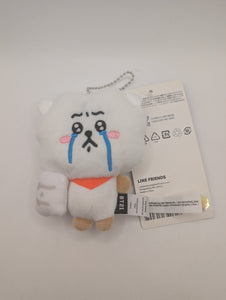 BTS BT21 Official Goods TEARDROP PLUSH KEYRING TODAY'S FACE - RJ