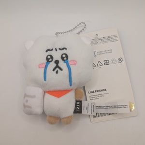 BTS BT21 Official Goods TEARDROP PLUSH KEYRING TODAY'S FACE - RJ FRENLY BRICKS - Open 7 Days