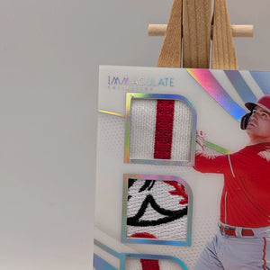 2021 Panini Immaculate Collection- Joey Votto Materials Trio /5 FRENLY BRICKS - Open 7 Days