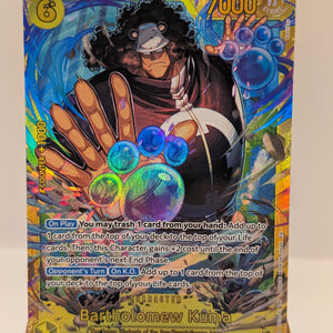 Bartholomew Kuma OP12-119 SEC Legacy of the Master English One Piece FRENLY BRICKS - Open 7 Days