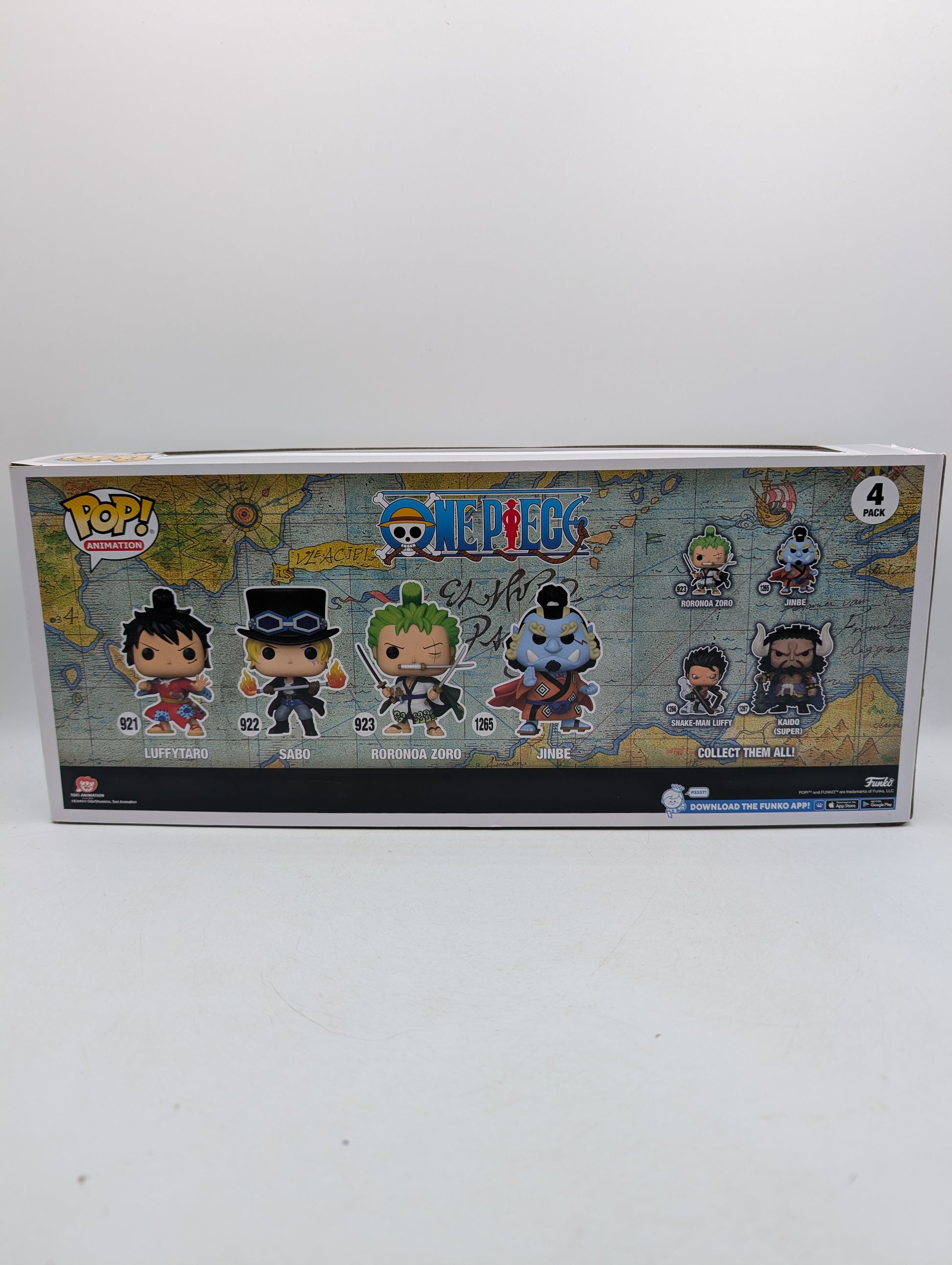 Funko POP! Animation One Piece Luffytaro / Sabo / Roronoa Zoro / Jinbe (4pack) image 5