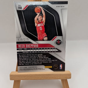 Reed Sheppard 2024-25 Prizm White Prizm RC #268 174/175 (BK627) FRENLY BRICKS - Open 7 Days