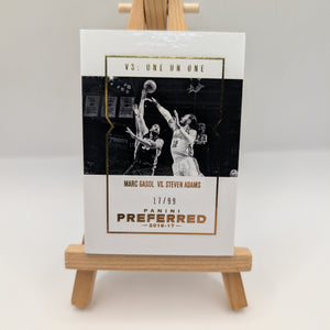 2017 Panini Preferred Marc Gasol vs Steven Adams Jersey Booklet VS-MGSA /99 FRENLY BRICKS - Open 7 Days