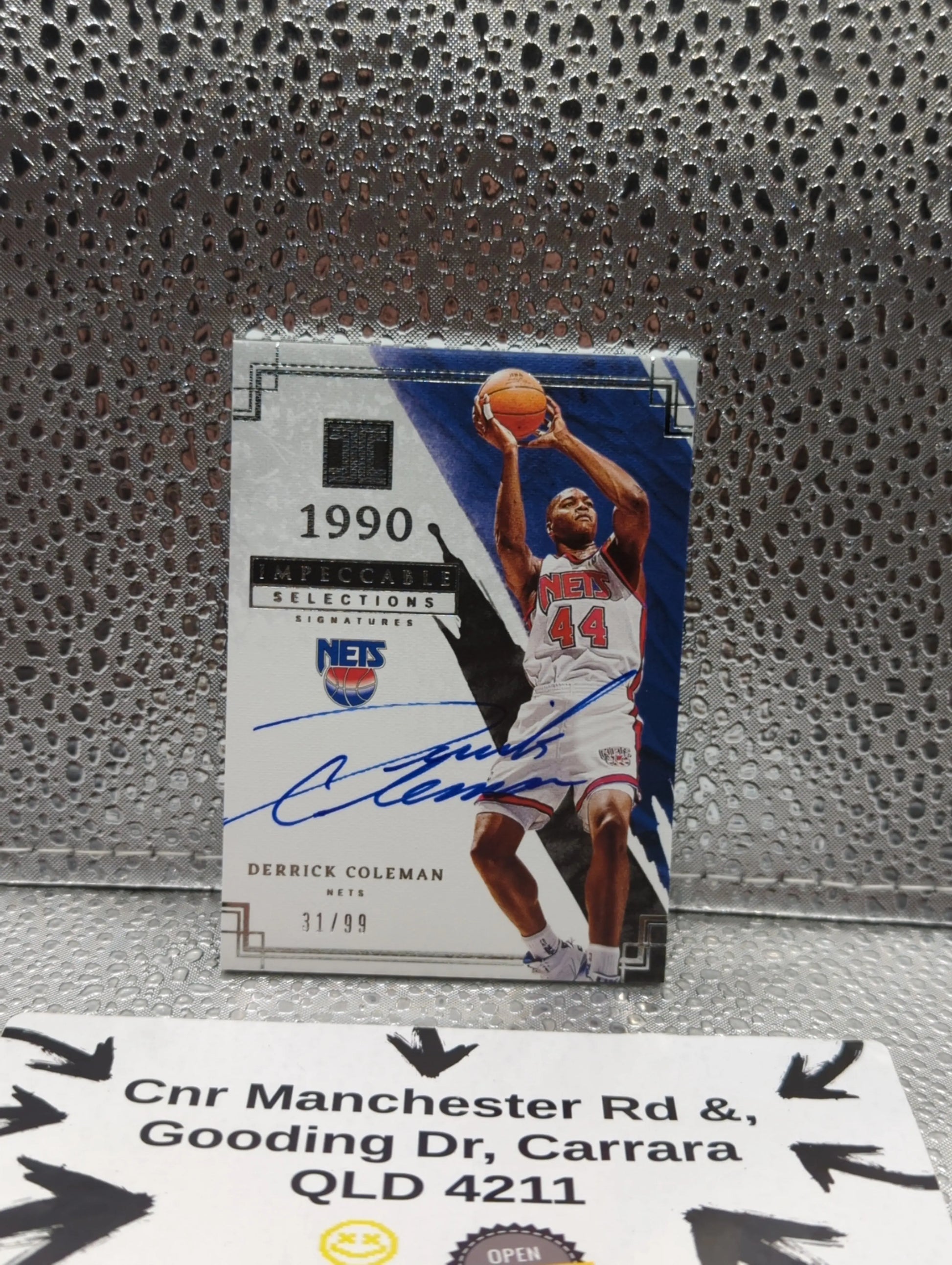 2021-22 Panini Impeccable Derrick Coleman /99 AUTO ON CARD Nets FRENLY BRICKS - Open 7 Days