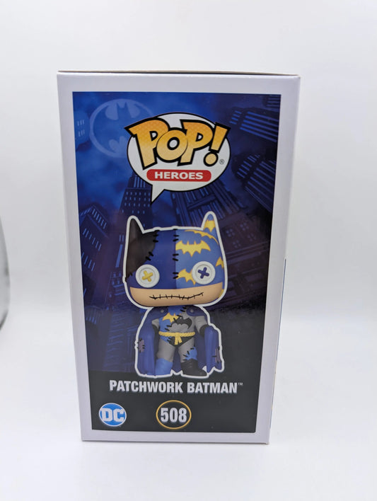 DC Comics - Patchwork Batman Pop! Vinyl Figure #508 FRENLY BRICKS - Open 7 Days