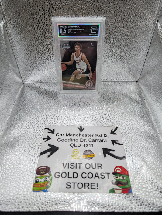 ANDREJ STOJAKOVIC 2023-24 Bowman U Chrome #73 /10 Arena 9.5 FRENLY BRICKS - Open 7 Days