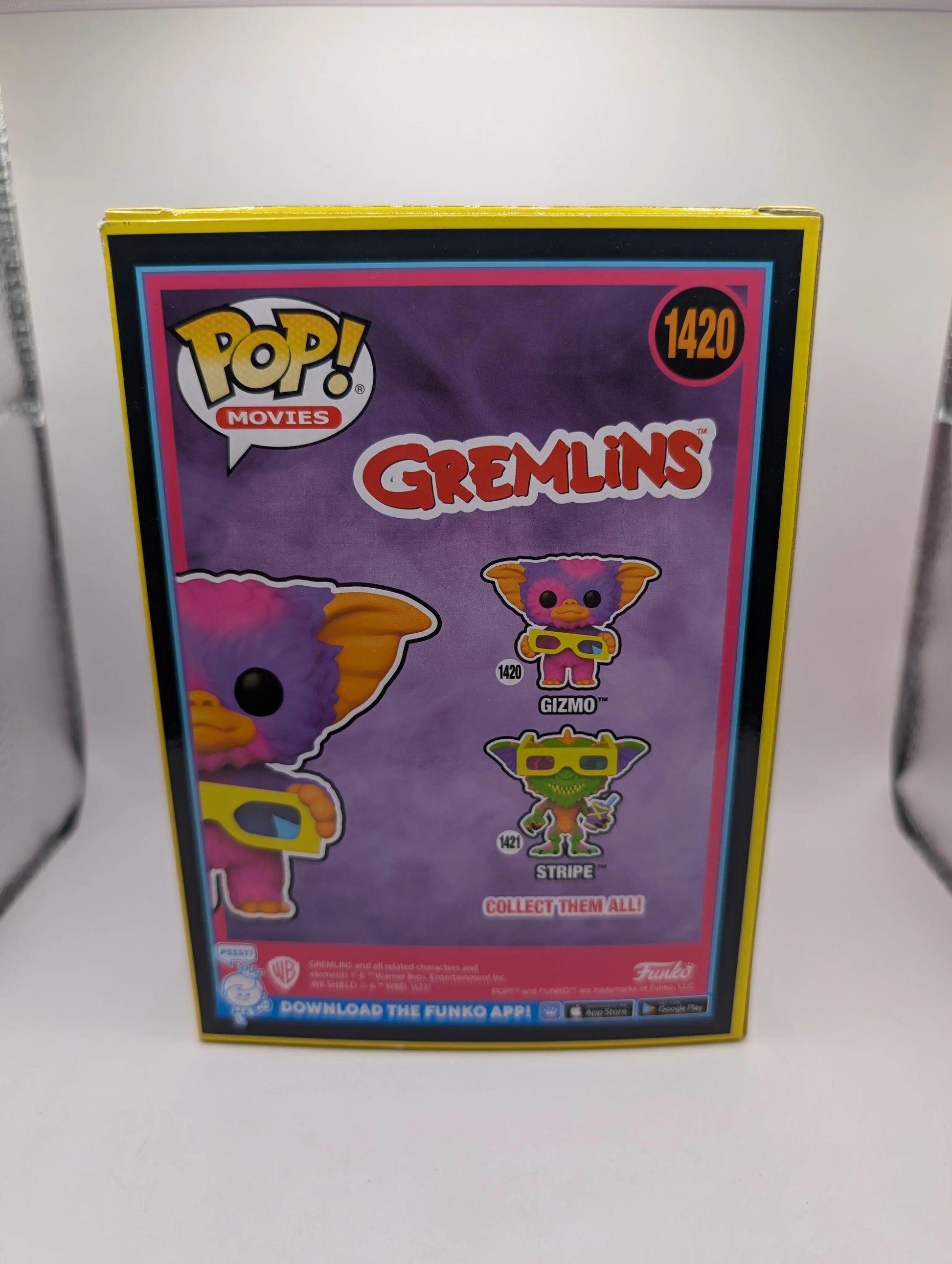 Funko Pop! Movies Gremlins: Gizmo Black Light Entertainment Earth Exclusive 1420 FRENLY BRICKS - Open 7 Days