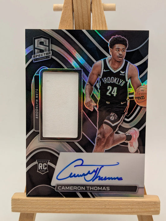 2021-22 Spectra Cam Cameron Thomas #/149 Auto RPA Patch Rookie RC SP FRENLY BRICKS - Open 7 Days