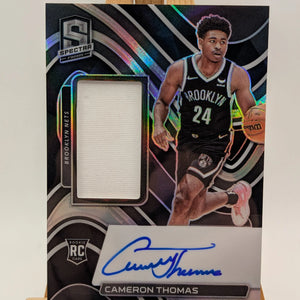 2021-22 Spectra Cam Cameron Thomas #/149 Auto RPA Patch Rookie RC SP FRENLY BRICKS - Open 7 Days