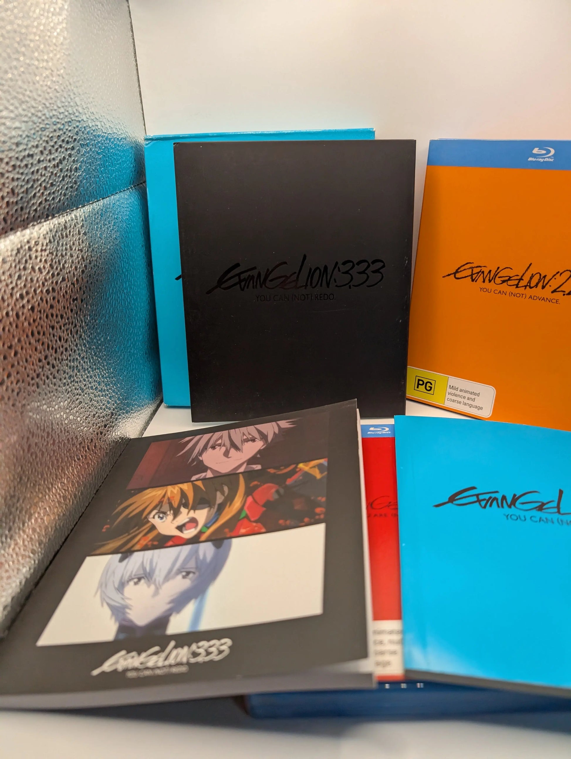 Shin EVANGELION Blu-ray 1.11 2.22 3.33 complete Set Limited Edition FRENLY BRICKS - Open 7 Days