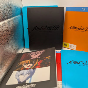 Shin EVANGELION Blu-ray 1.11 2.22 3.33 complete Set Limited Edition FRENLY BRICKS - Open 7 Days
