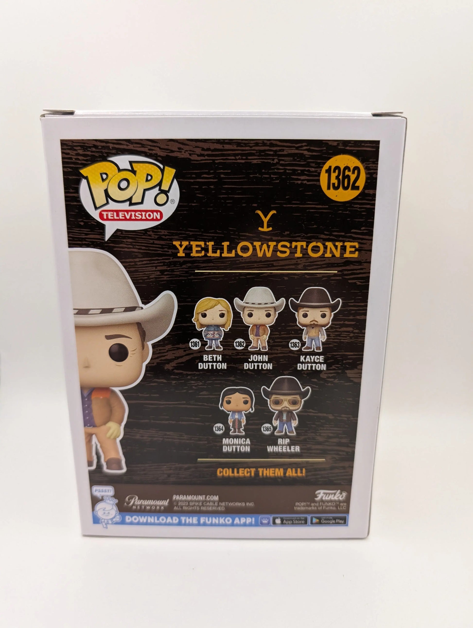 Yellowstone John Dutton Pop! Vinyl Figure #1362 FRENLY BRICKS - Open 7 Days