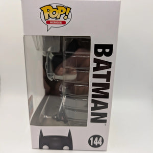 DC Super Heroes-Batman #144 Funko Pop Vinyl. Black Chrome. 2017 Fall Convention FRENLY BRICKS - Open 7 Days