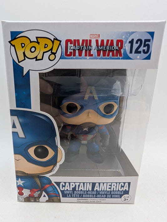 Funko POP! Marvel Captain America Civil War Captain America #125