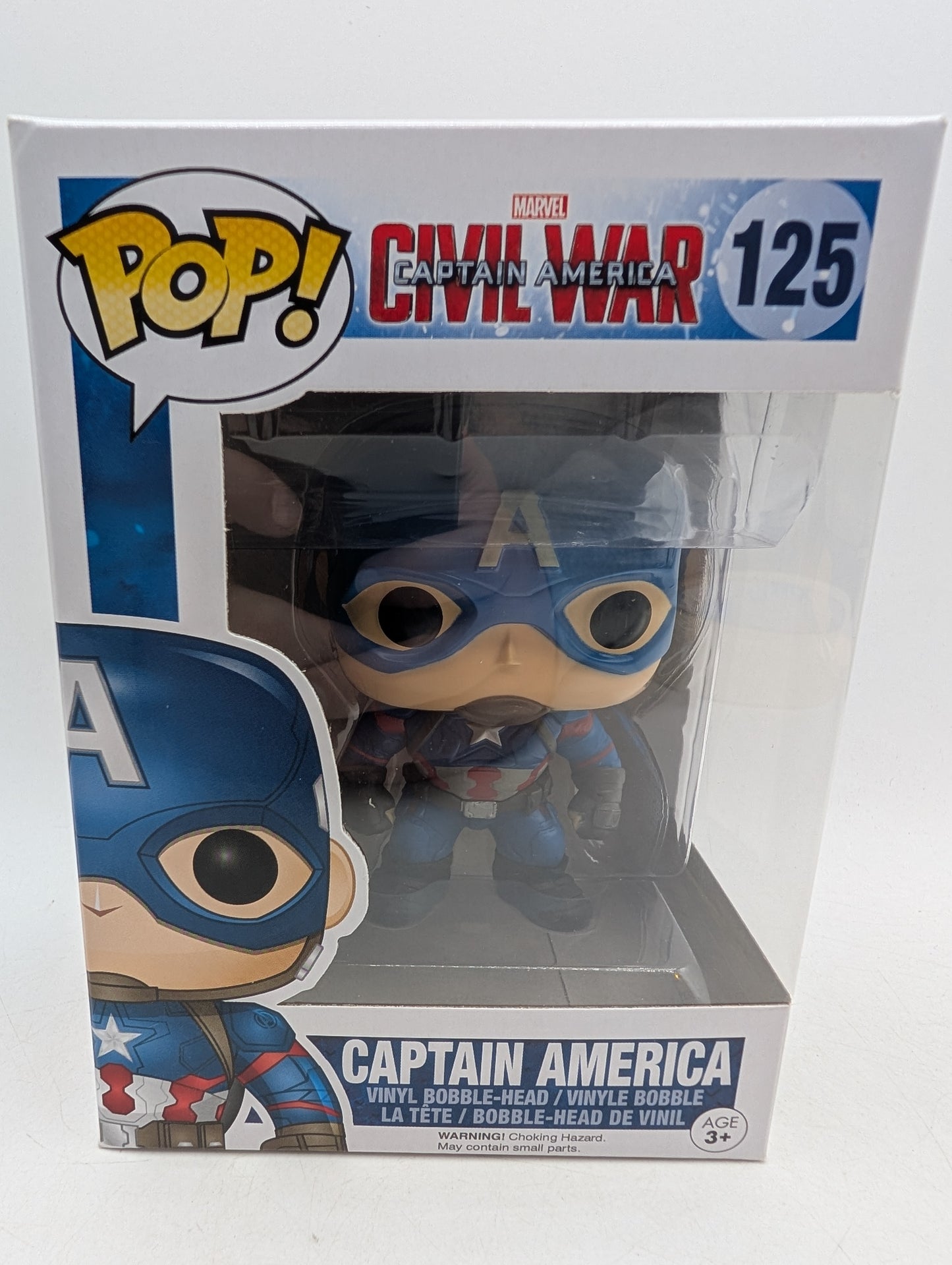 Funko POP! Marvel Captain America Civil War Captain America #125