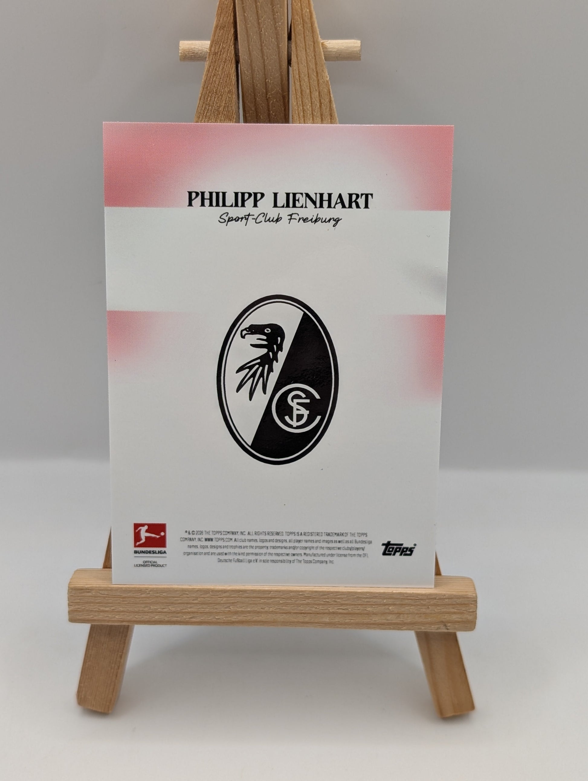 2026 Topps Bundesliga Phillip Lienhart 4/5 Soccer FRENLY BRICKS - Open 7 Days