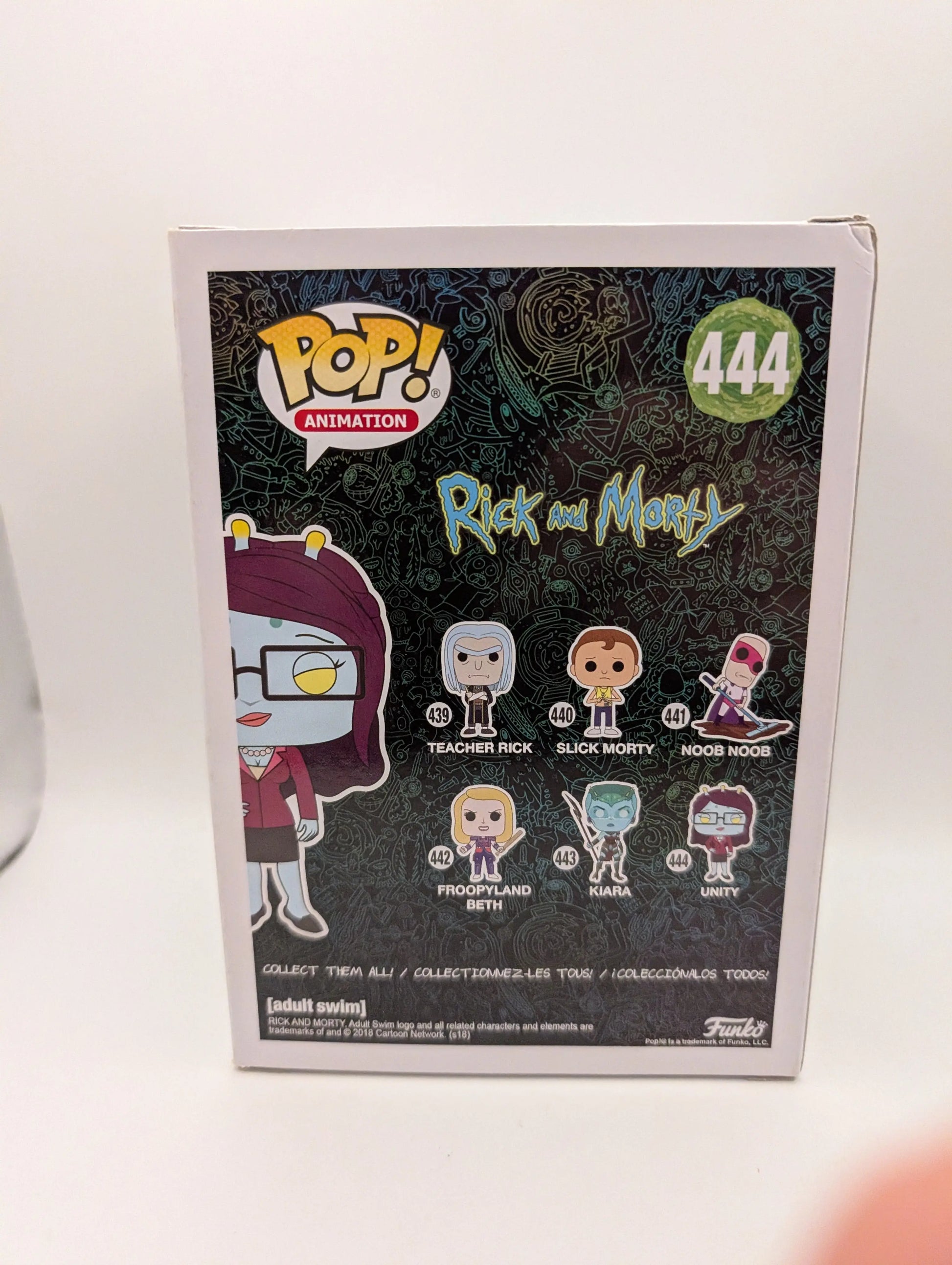 Funko Pop! Animation - Rick And Morty - Unity #444 FRENLY BRICKS - Open 7 Days