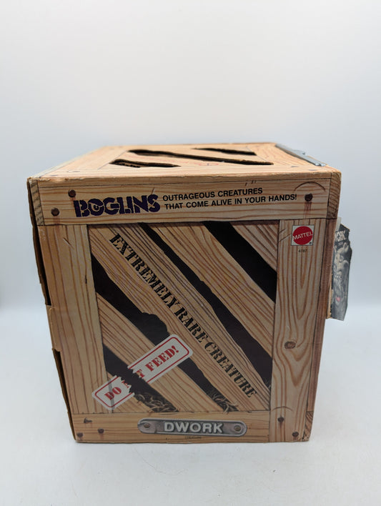 BOGLINS "Dwork" 1987 MATTEL HAND PUPPET MONSTER FRENLY BRICKS - Open 7 Days