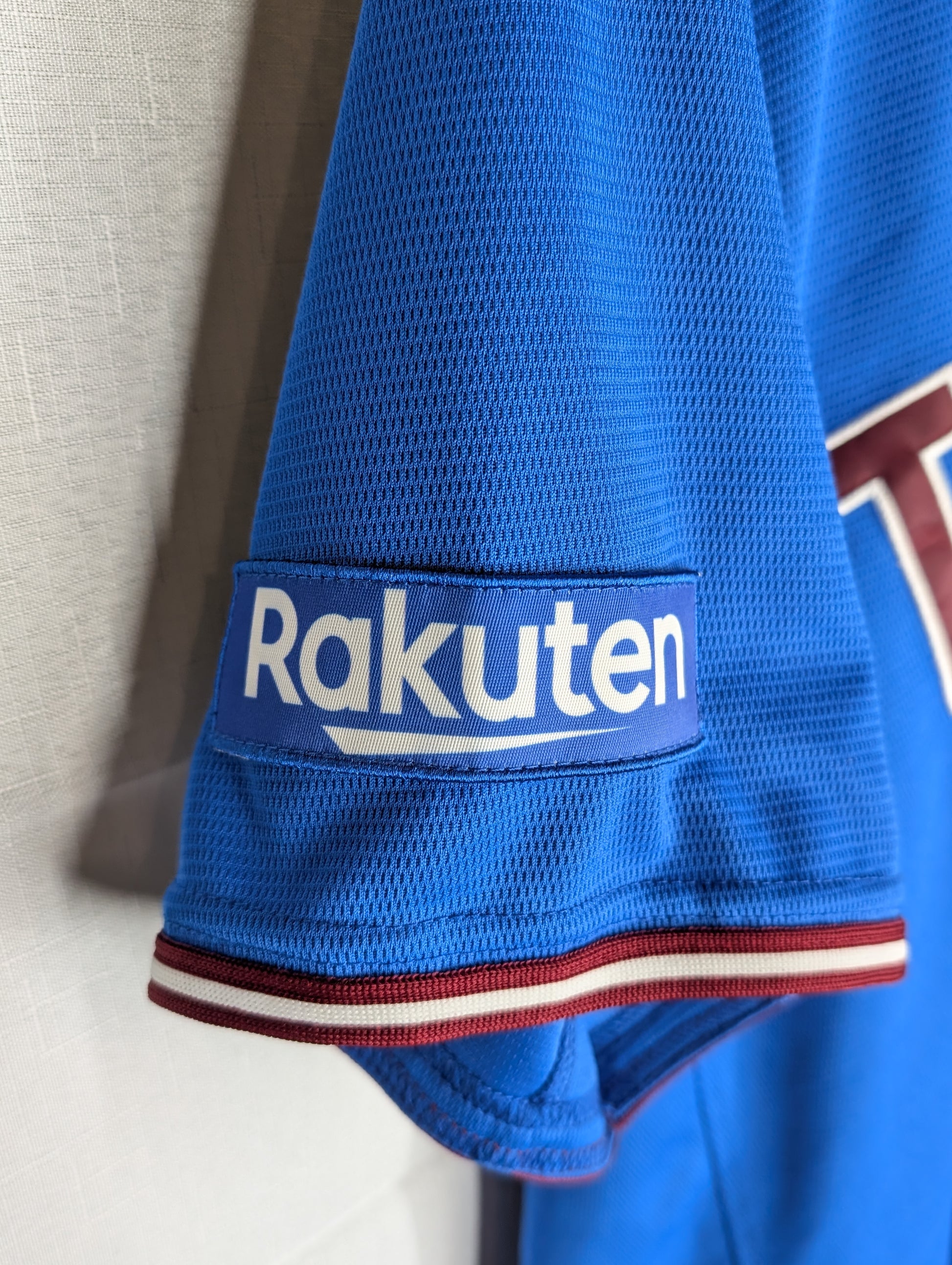 Nippon Baseball Tohoku Rakuten Golden Eagles 2019 Tohoku Blue "Asamura #3" Alternative Large Jersey