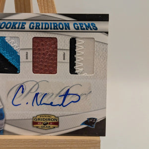2011 Panini Gridiron Gear Rookie Gridiron Gems 3 Patch AUTO /20 FRENLY BRICKS - Open 7 Days