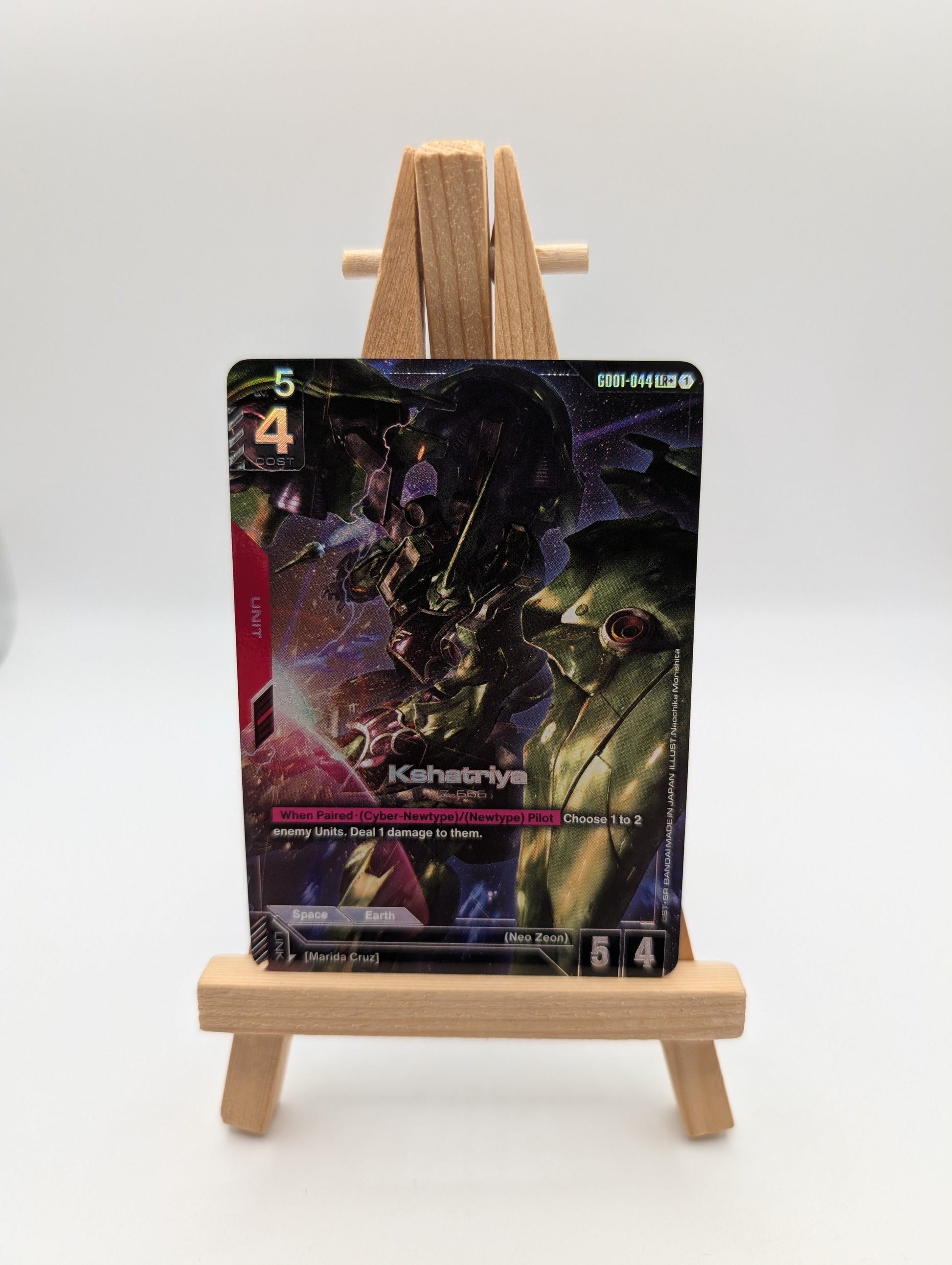 Gundam Card Game - Kshatriya - LR+ Alt Art GD01-044 English FRENLY BRICKS - Open 7 Days