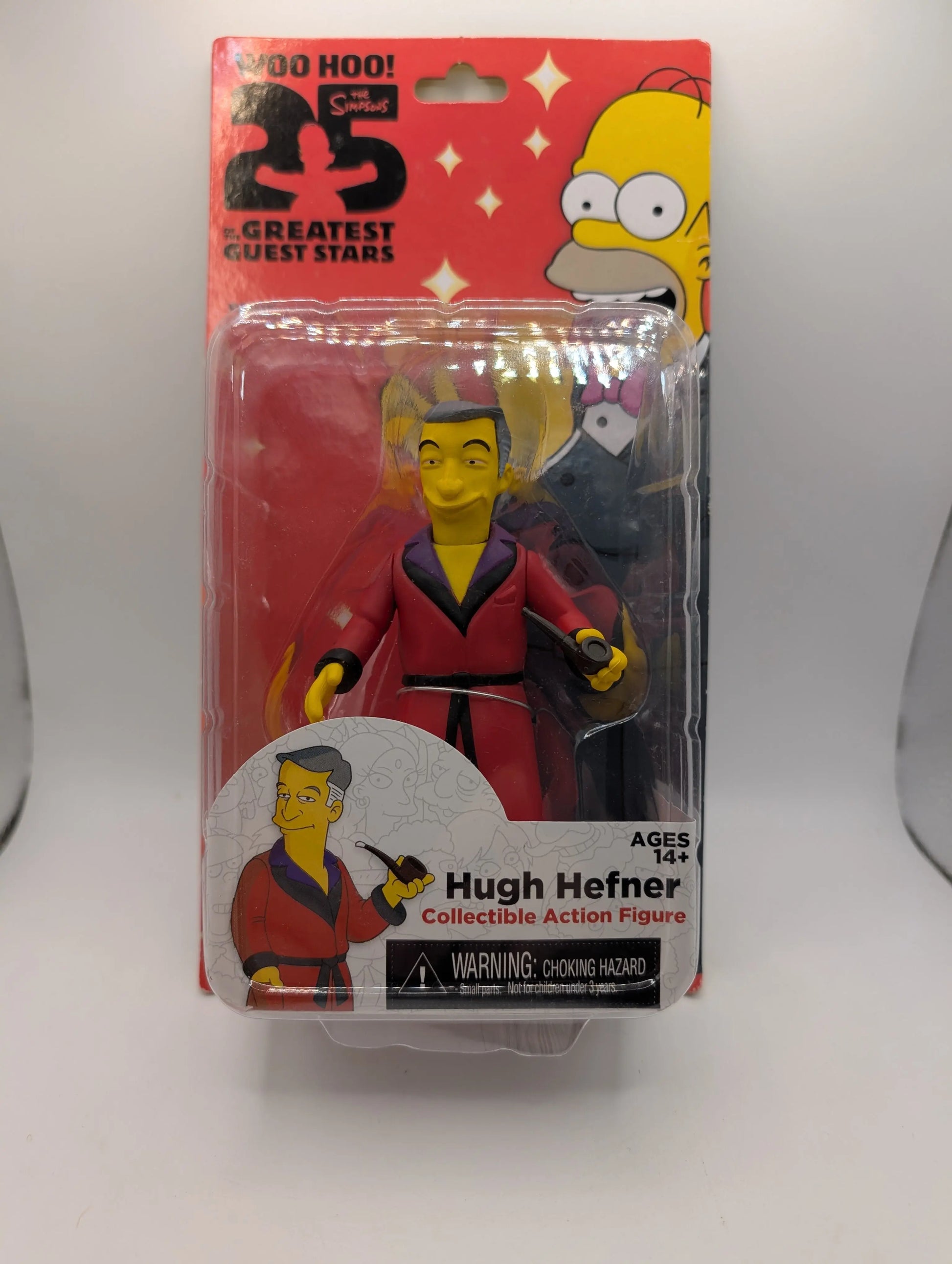 NECA The Simpsons Guest Stars Series 1 Playboy HUGH HEFNER Action Figure FRENLY BRICKS - Open 7 Days