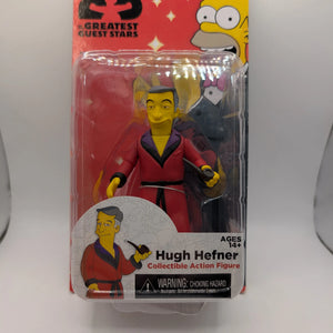 NECA The Simpsons Guest Stars Series 1 Playboy HUGH HEFNER Action Figure FRENLY BRICKS - Open 7 Days