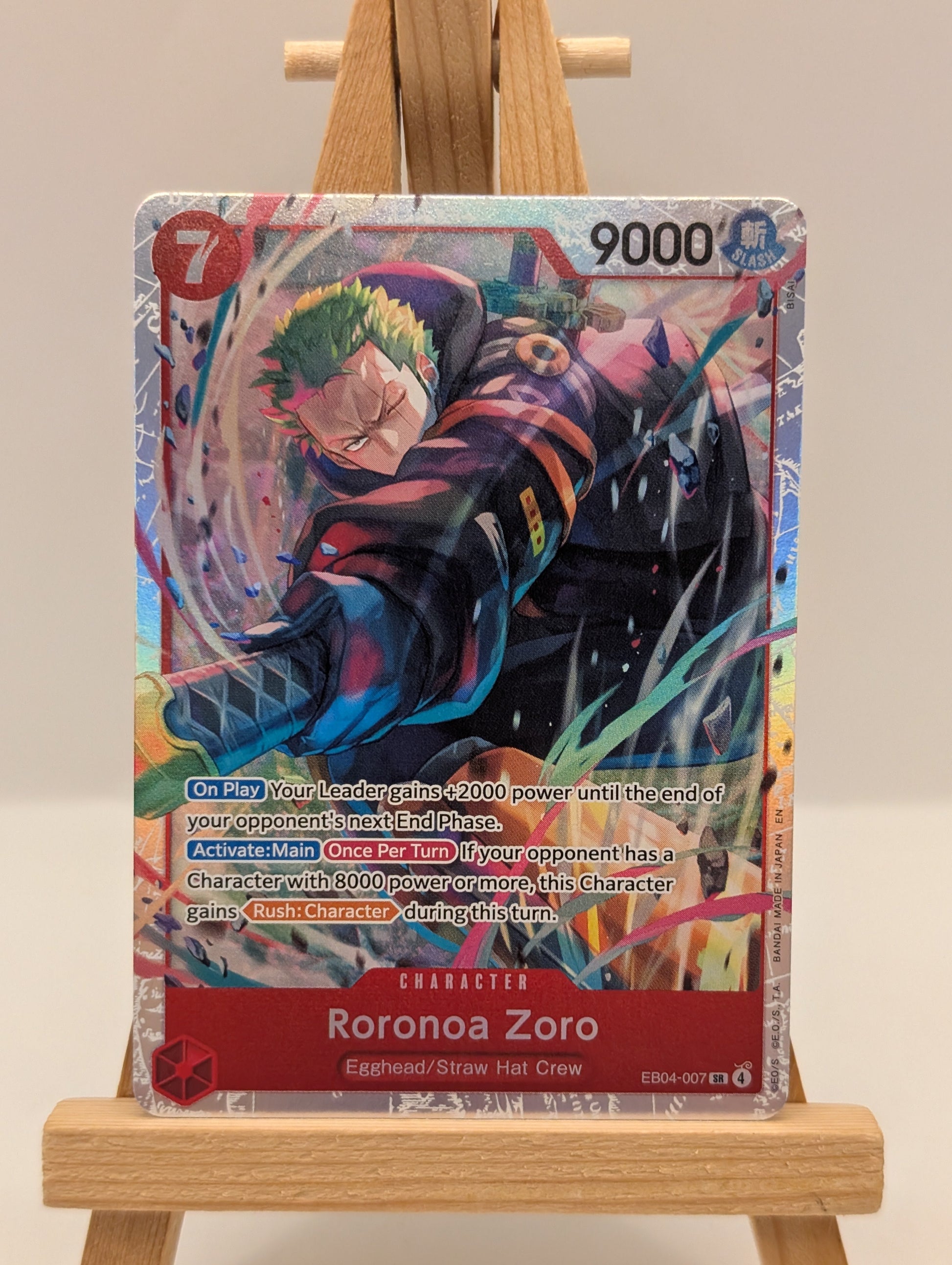 Roronoa Zoro EB04-007 SR  Adventure on Kami's Island One Piece English FRENLY BRICKS - Open 7 Days