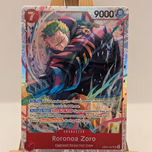 Roronoa Zoro EB04-007 SR  Adventure on Kami's Island One Piece English FRENLY BRICKS - Open 7 Days