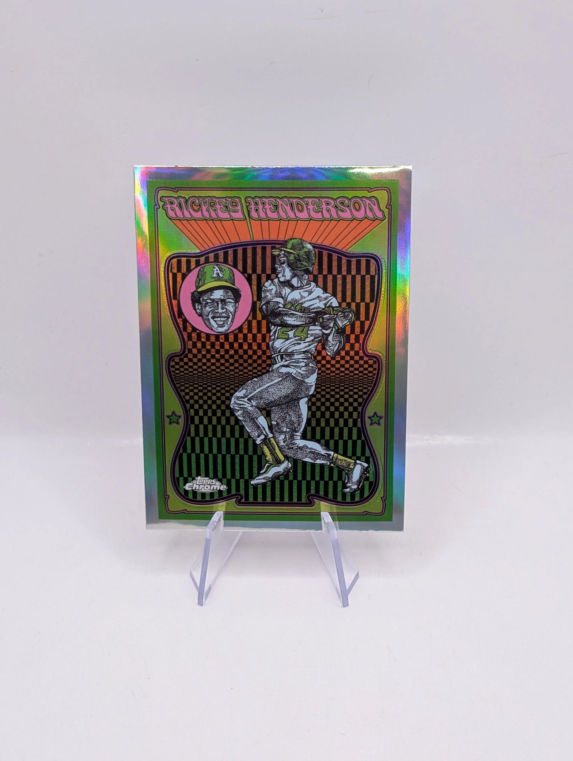 2025 Topps Chrome - Rickey Henderson (#UV-12) Ultraviolet All-Stars FRENLY BRICKS - Open 7 Days
