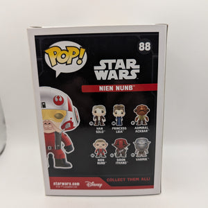 Funko Pop! Star Wars Nien Numb #88 Vinyl Figure FRENLY BRICKS - Open 7 Days