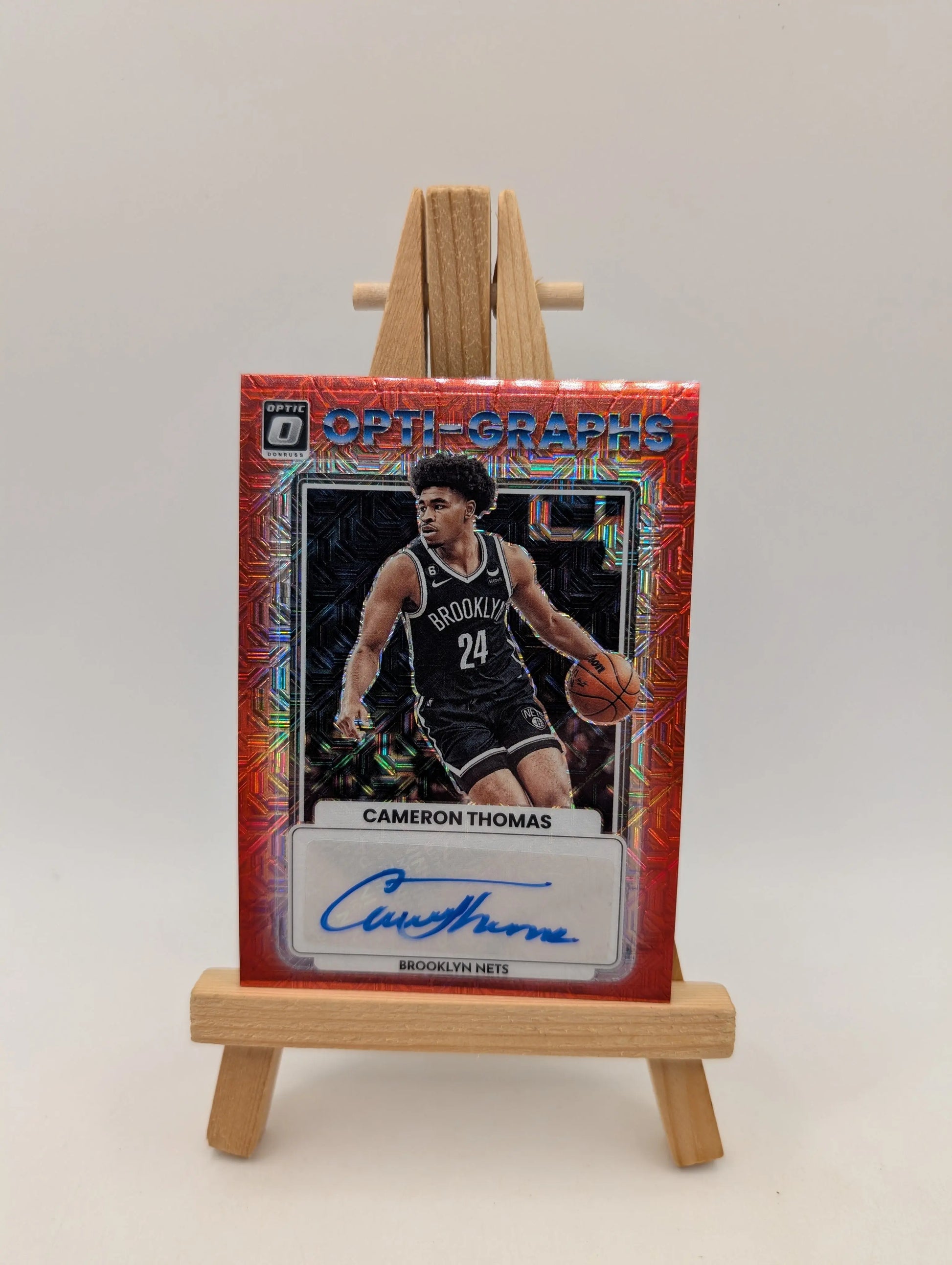 2023 Donruss Optic CAM THOMAS Red Mojo Opti-Graphs Auto OG-CAM Nets FRENLY BRICKS - Open 7 Days