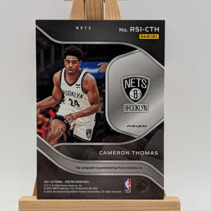 2021-22 CAMERON THOMAS 05/75 AUTO PANINI SPECTRA RADIANT AUTOGRAPHS ROOKIE FRENLY BRICKS - Open 7 Days