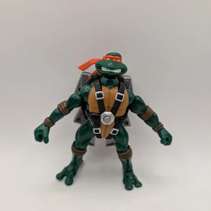 2004 TMNT Teenage Mutant Ninja Turtles AIR NINJA MICHELANGELO Figure loose FRENLY BRICKS - Open 7 Days