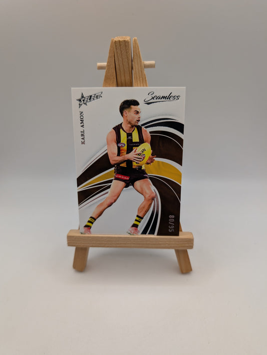 2025 AFL Select Seamless Karl Amon Base /95 FRENLY BRICKS - Open 7 Days