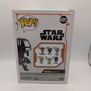 Funko Pop! Star Wars The Mandalorian With Darksaber Glows In The Dark #491 FRENLY BRICKS - Open 7 Days