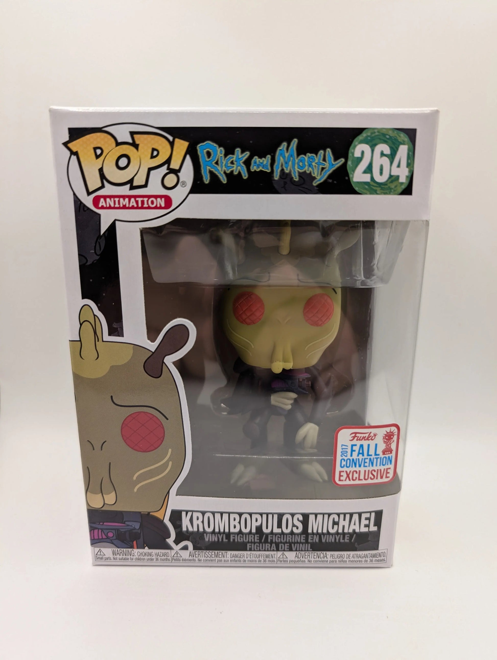 Funko Pop Vinyl - Rick & Morty Krombopulos Michael #264 NYCC 2017 FRENLY BRICKS - Open 7 Days