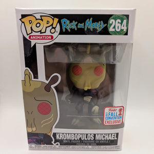 Funko Pop Vinyl - Rick & Morty Krombopulos Michael #264 NYCC 2017 FRENLY BRICKS - Open 7 Days