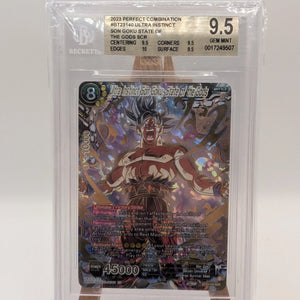 2023 Perfect Combination #BT23140 Ultra Instinct Son Goku State of The Gods BGS 9.5 FRENLY BRICKS - Open 7 Days