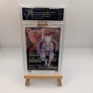 Pokemon Team Rocket’s Mewtwo ex 213/182 TCG 10 Destined Rivals Full Art FRENLY BRICKS - Open 7 Days