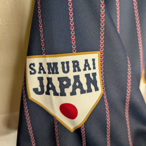Nippon Baseball Asics Samurai Japan Away 2017-2021 Dark Navy Blue Large Jersey